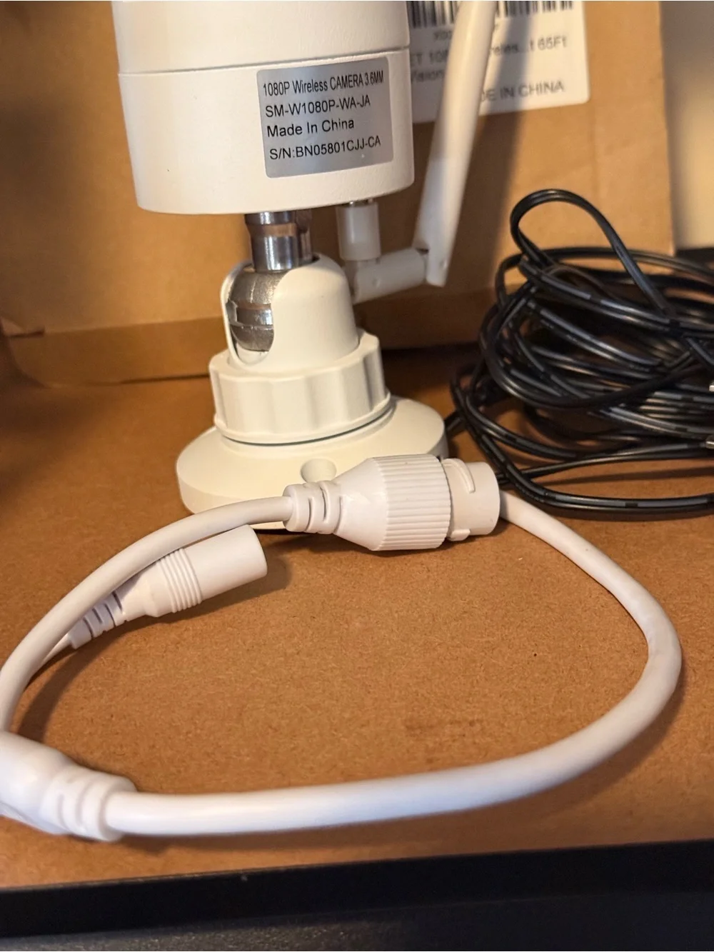 Monet White Wi‑Fi Outdoor Bullet Security Camera with Mount replacement camera